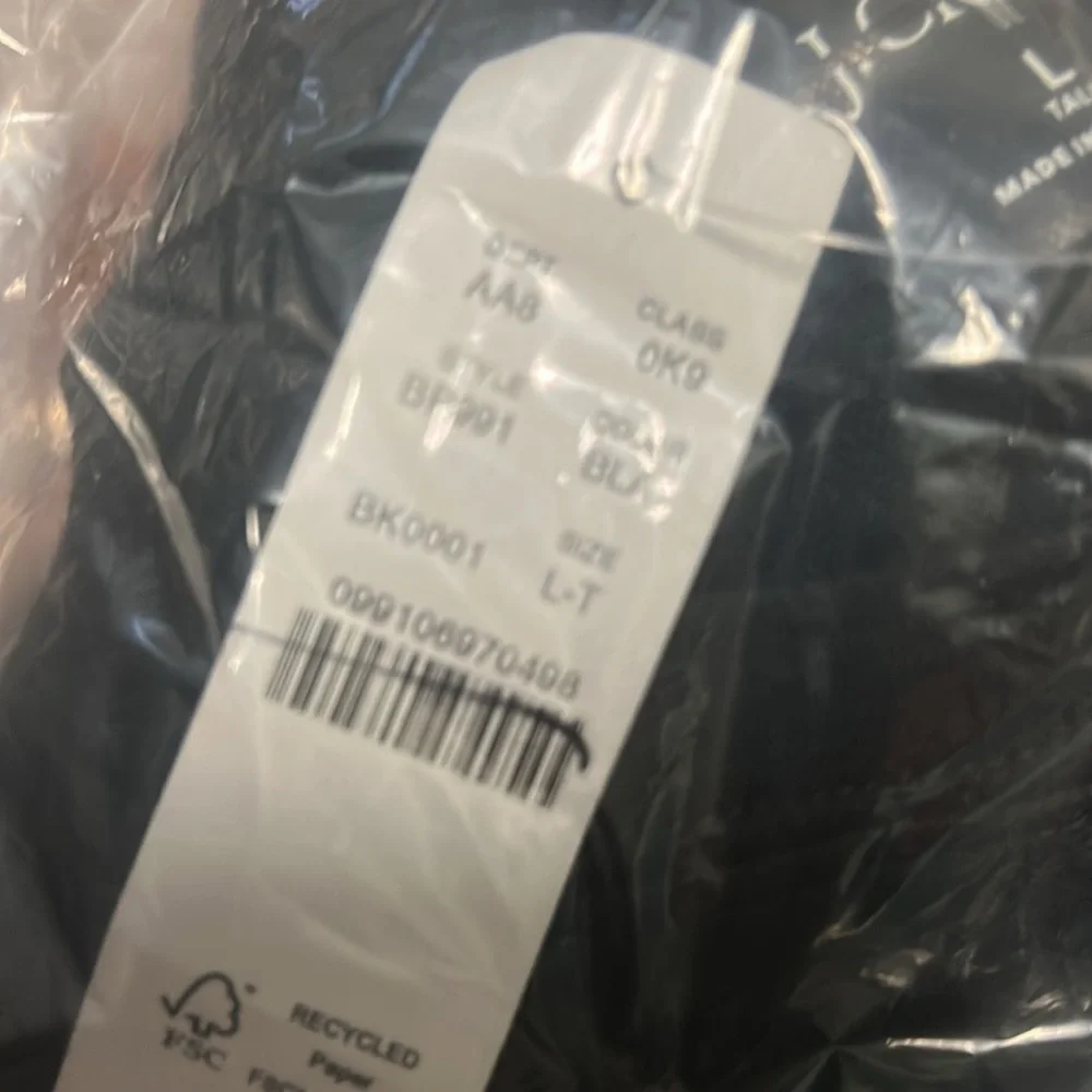 J Crew BLACK Performance T-shirt with COOLMAX® technology BP991